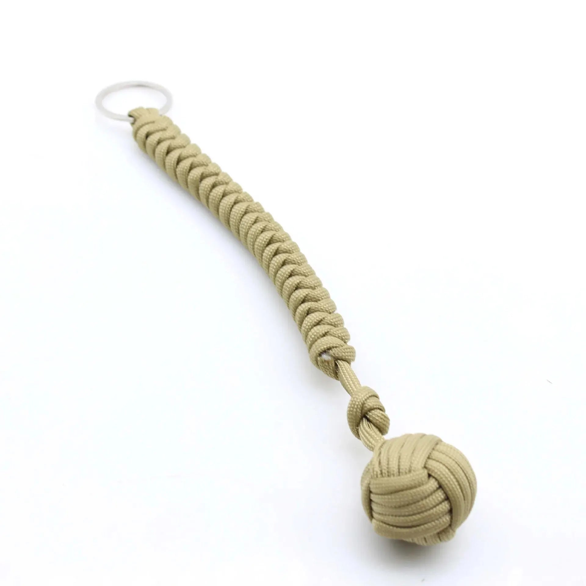 Monkey Fist Steel Ball Self Defense Lanyard Survival Key Chain - Safety First Gear 25