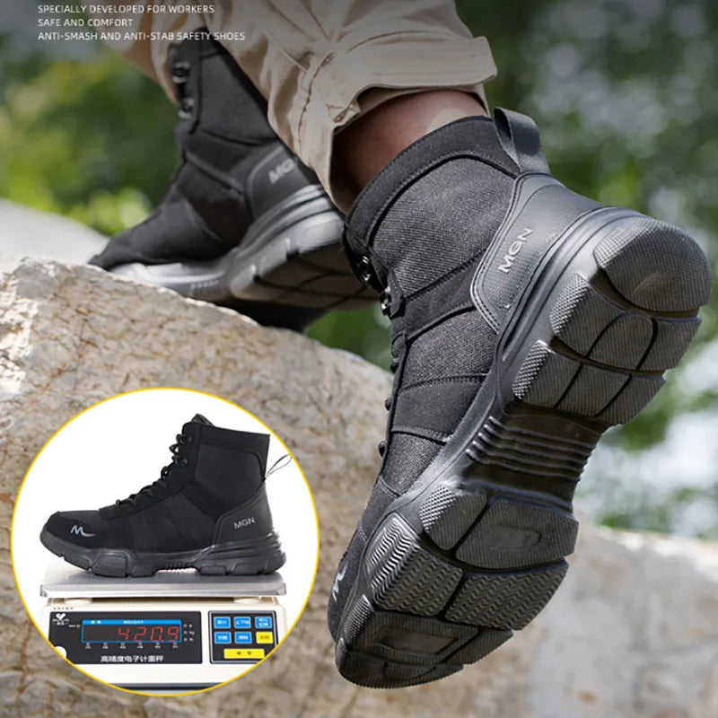 Indestructible Steel Toe Work Boots for Men and Women - Safety First Gear 25