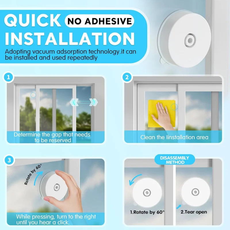 Adso Sliding Door Lock For Glass Doors, Child Safety - Safety First Gear 25