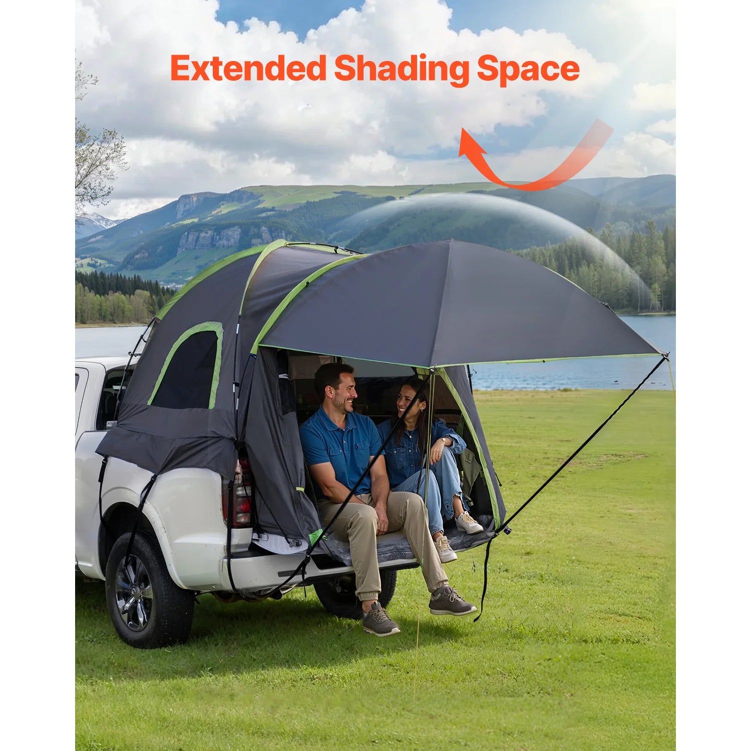 SucceBuy Pickup Truck Bed Tent for Camping Waterproof Expandable Awning - Safety First Gear 25