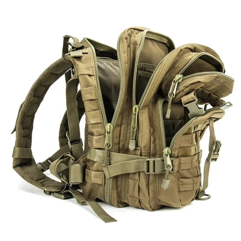 LQARMY Tactical Backpack MOLLE Assault Rucksack For Travel - Safety First Gear 25