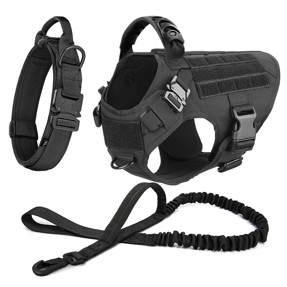 Durable Dog Harness and Leash Set for Training and Walking - Safety First Gear 25