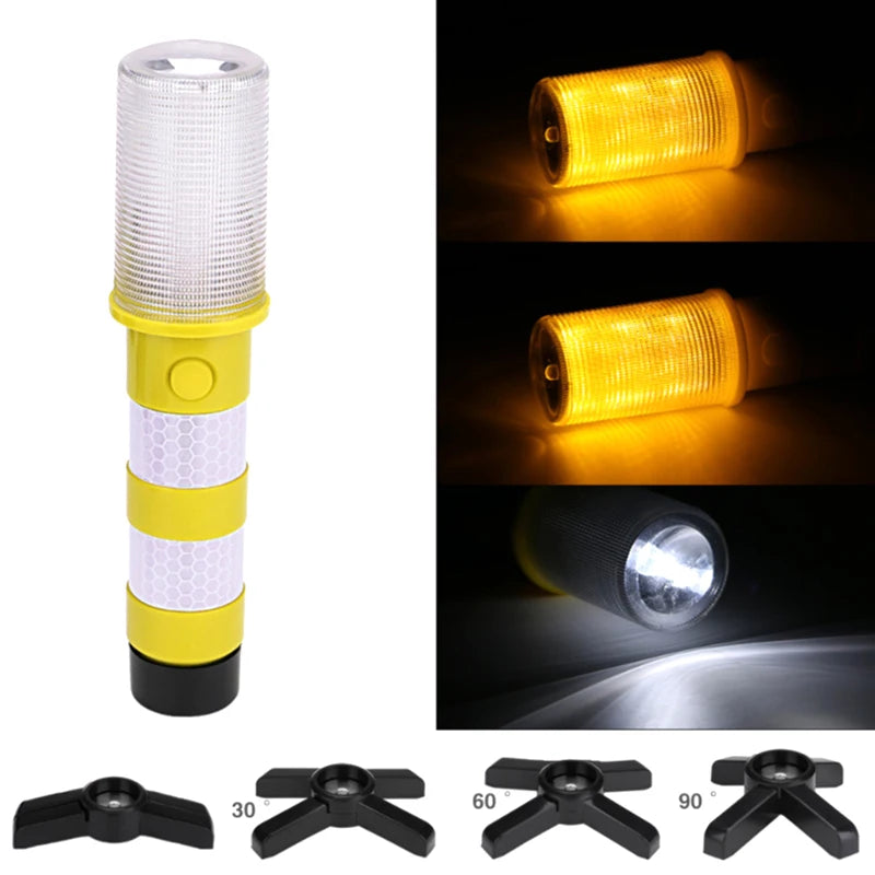 Hign-concerned LED Magnetic Flashlight Emergency Flares - Safety First Gear 25