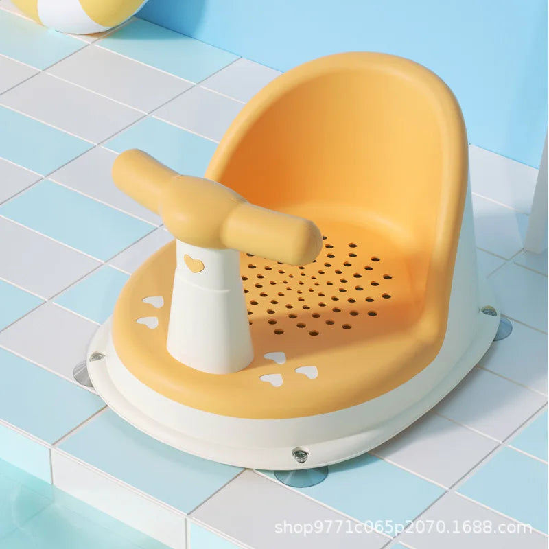 Hign-concerned Children's Shower Seat Portable Stand for Newborns