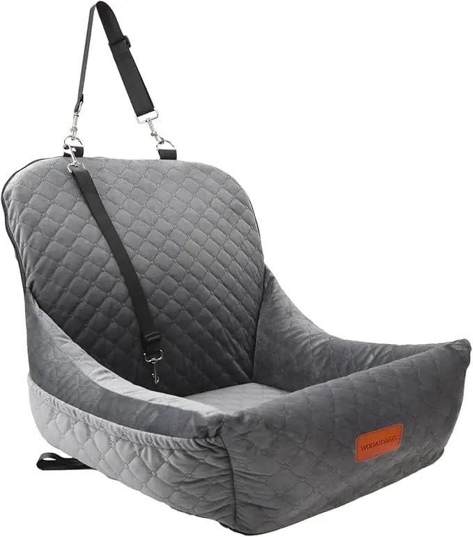 Dog Car Seat With Washable Cover And Memory Foam Cushion