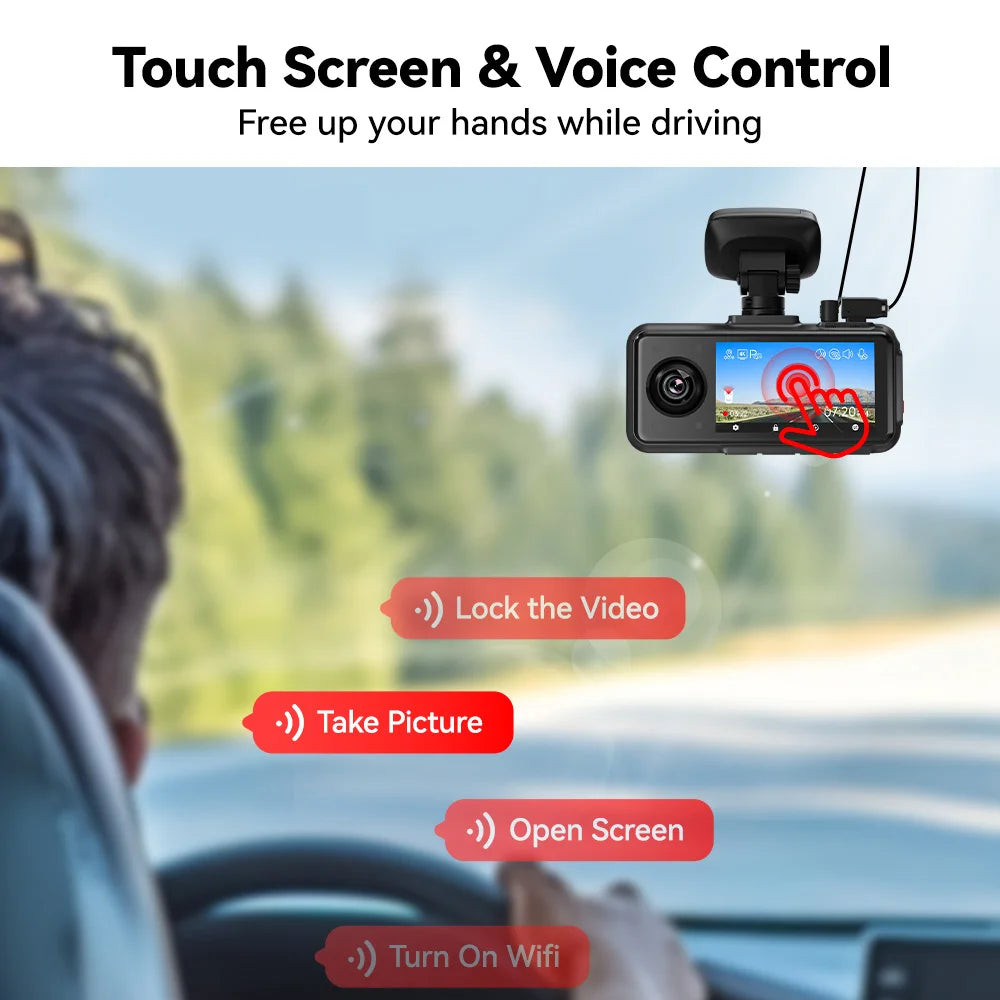 Redtiger A6 4K Dash Cam with Night Vision and GPS - Safety First Gear 25