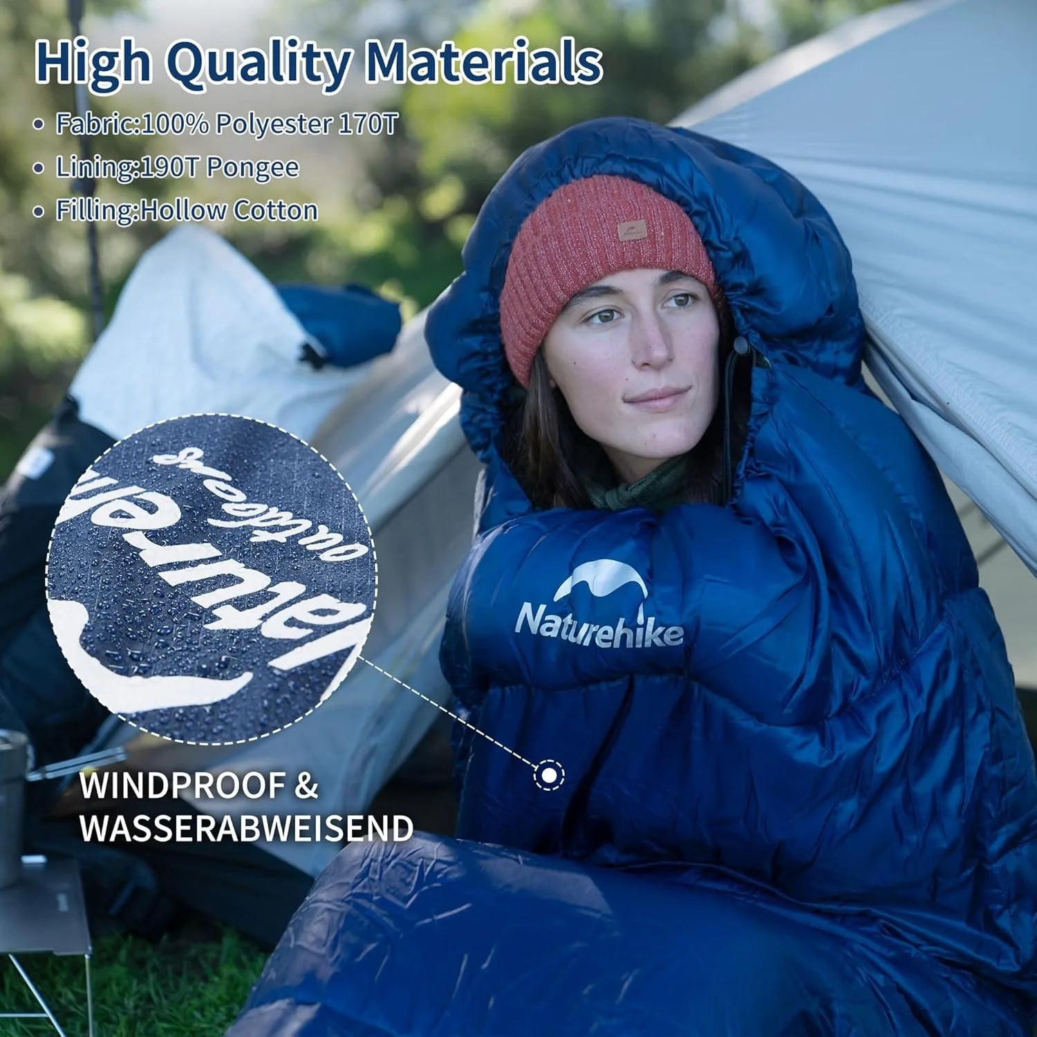 Naturehike Mummy Sleeping Bag Ultra Winter Warm Outdoors - Safety First Gear 25