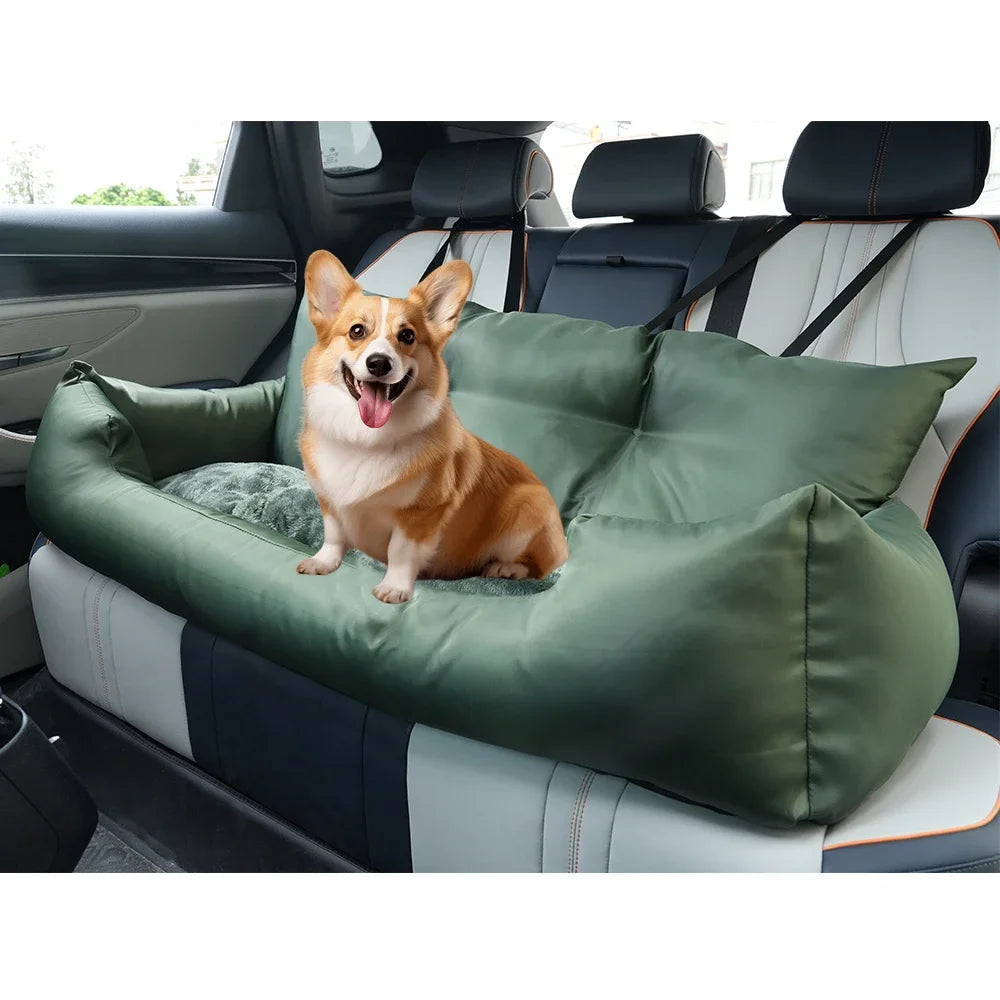Large Dog Carrier Travel Hammock Seat Cover for Pets - Safety First Gear 25