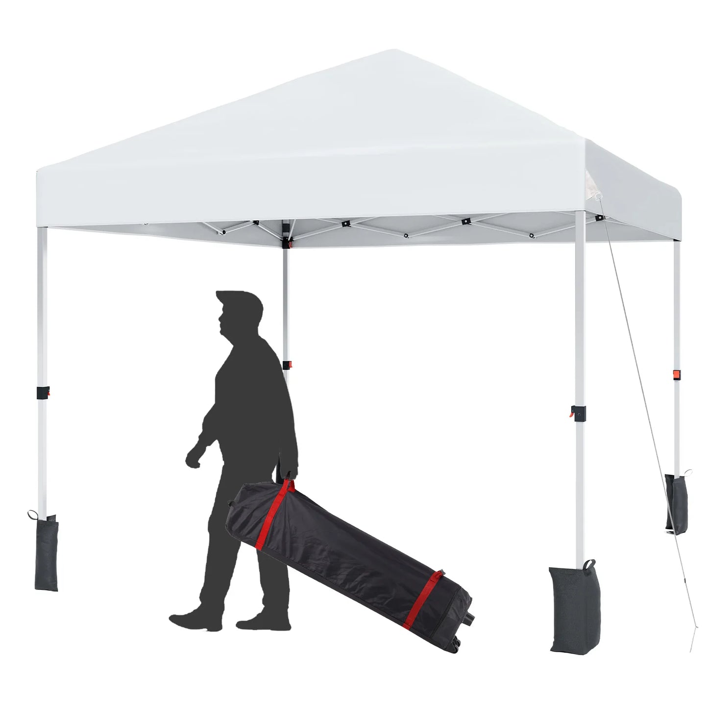 HiMISS Center Locking Canopy Tent Outdoor Shelter Waterproof UV - Safety First Gear 25