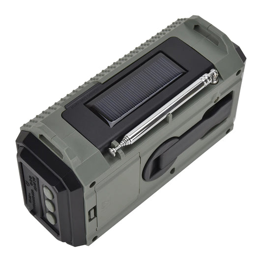 Solar Powered Survival Radio with SOS Alarm and Power Bank - Safety First Gear 25
