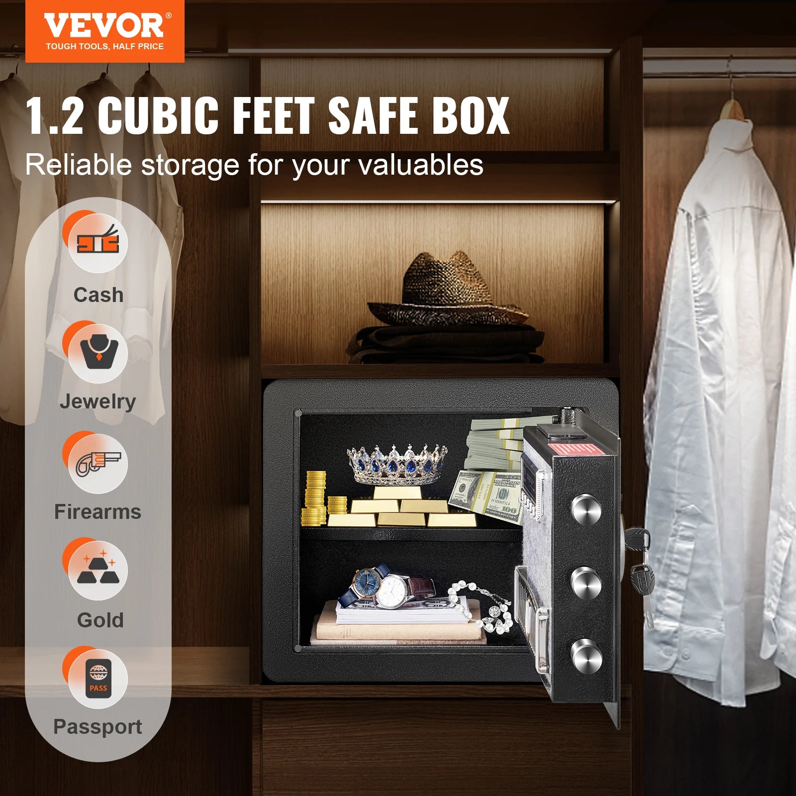 SucceBuy Electronic Safe Deposit Box With Digital Access - Safety First Gear 25