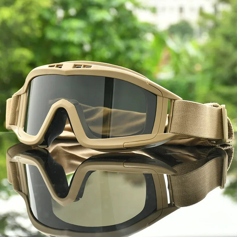 Tactical Goggles Protective Eyewear for Outdoor Sports and Climbing - Safety First Gear 25