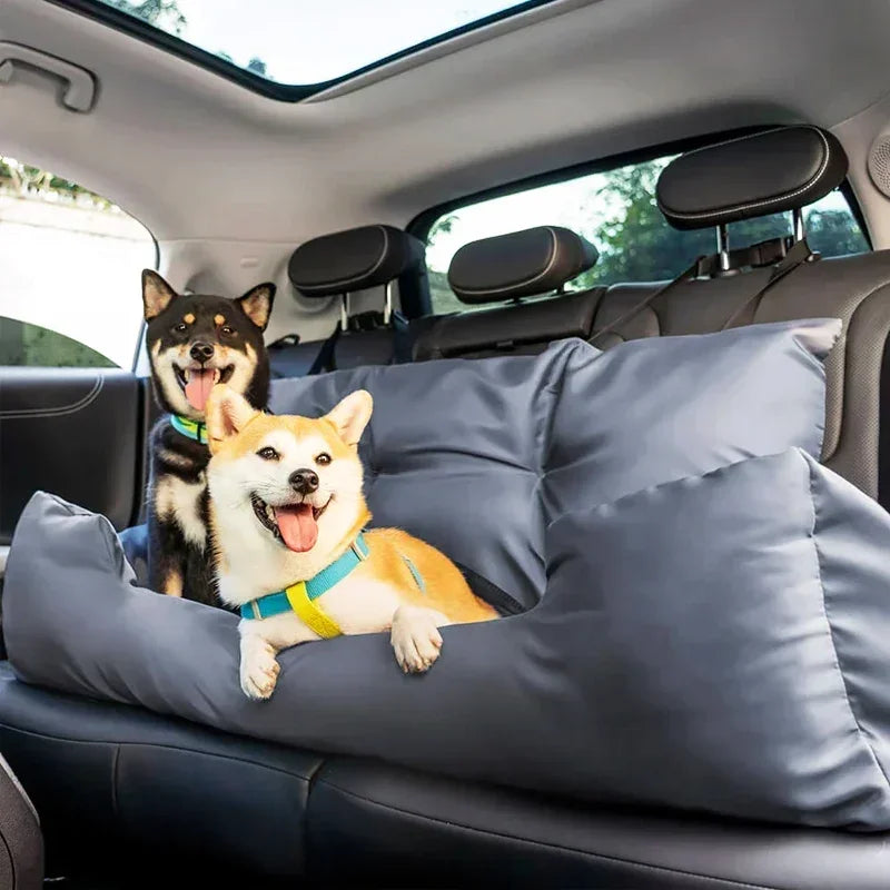 Large Dog Carrier Travel Hammock Seat Cover for Pets - Safety First Gear 25