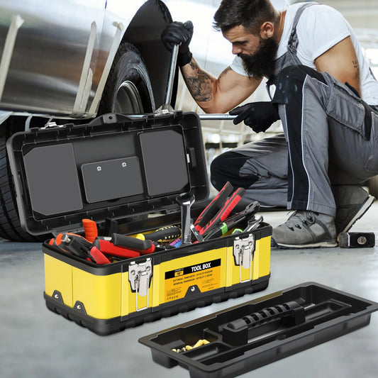 Stainless Steel Portable Tool Box for Efficient Tool Storage - Safety First Gear 25