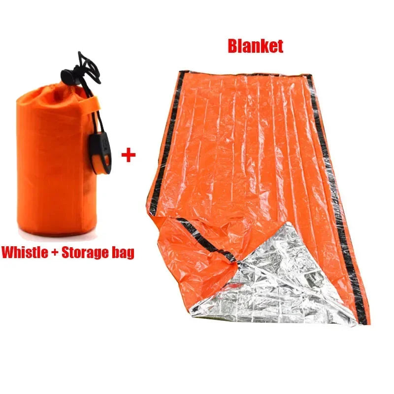 Portable Waterproof Emergency Survival Sleeping Bag Mylar Blanket - Safety First Gear 25