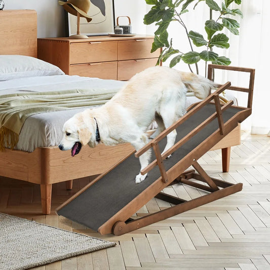 Folding Dog Ramp for Easy Access to Beds and Cars - Safety First Gear 25