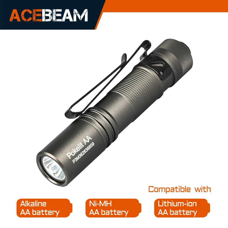 Acebeam Pokelit AA EDC Flashlight 1000 USB Rechargeable - Safety First Gear 25