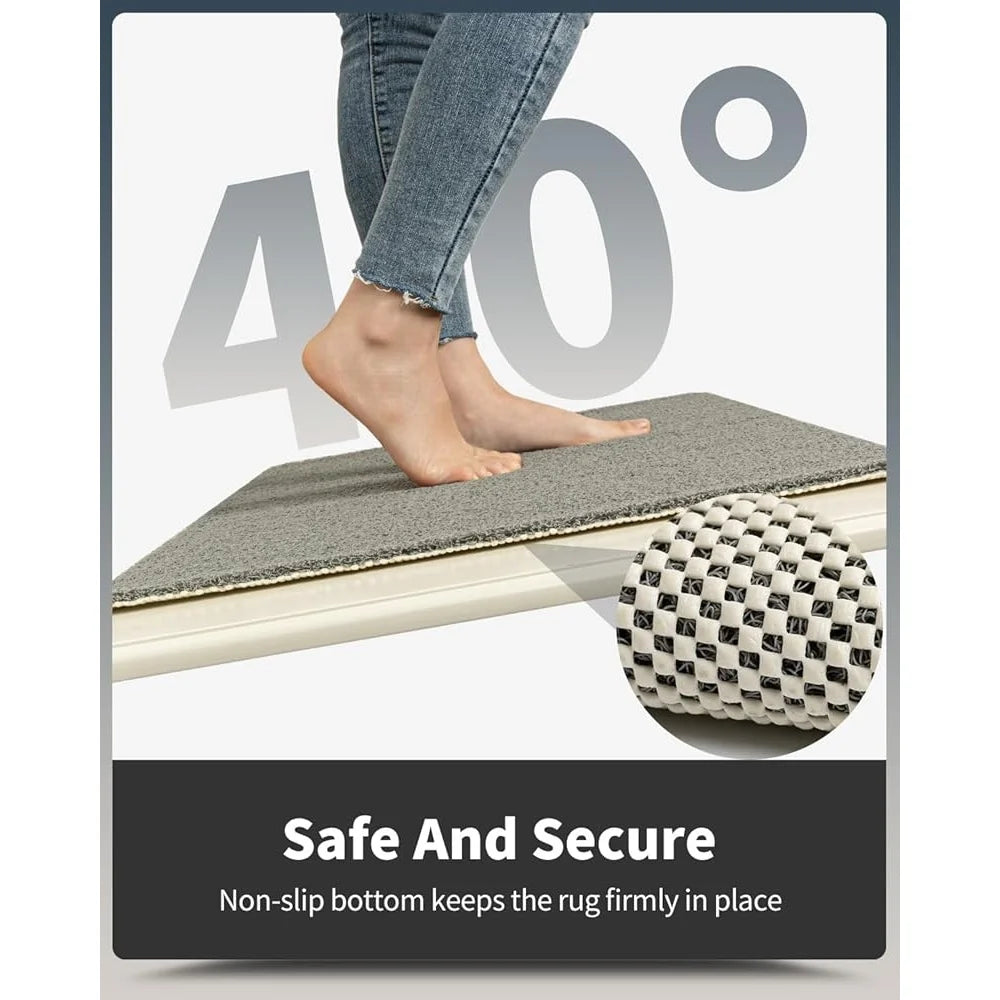 Non Slip Quick Drying Bathroom Safety Bath Mat Rug - Safety First Gear 25