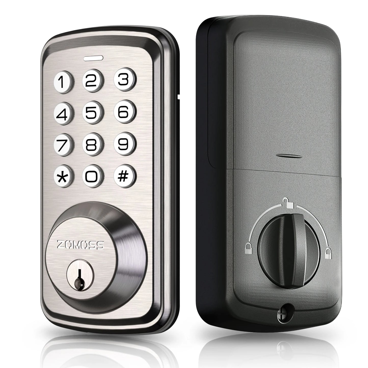 ZOMOSS Smart Keypad Door Lock With Anti-Peeking Password Features - Safety First Gear 25