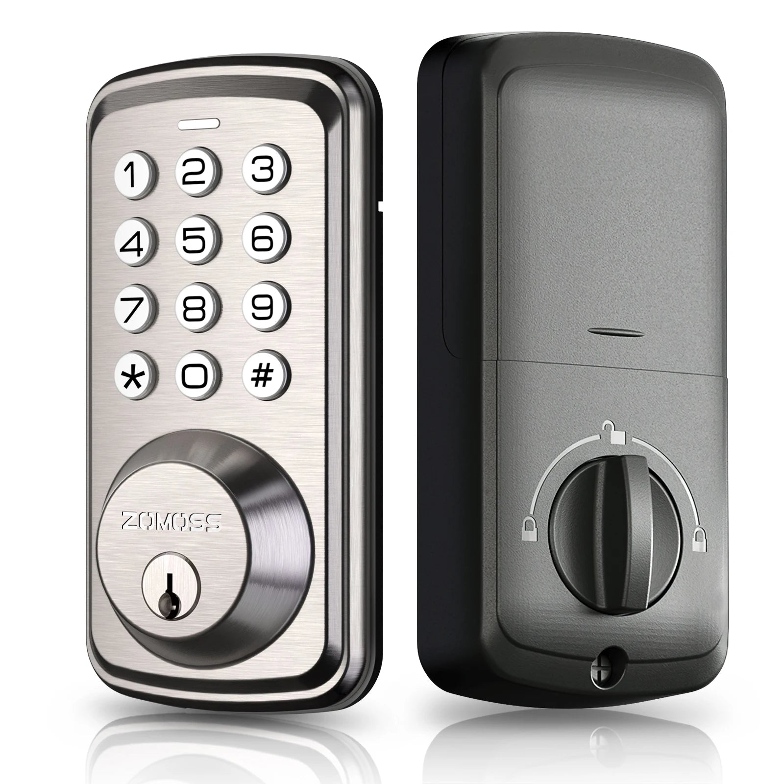 ZOMOSS Smart Keypad Door Lock With Anti-Peeking Password Features - Safety First Gear 25