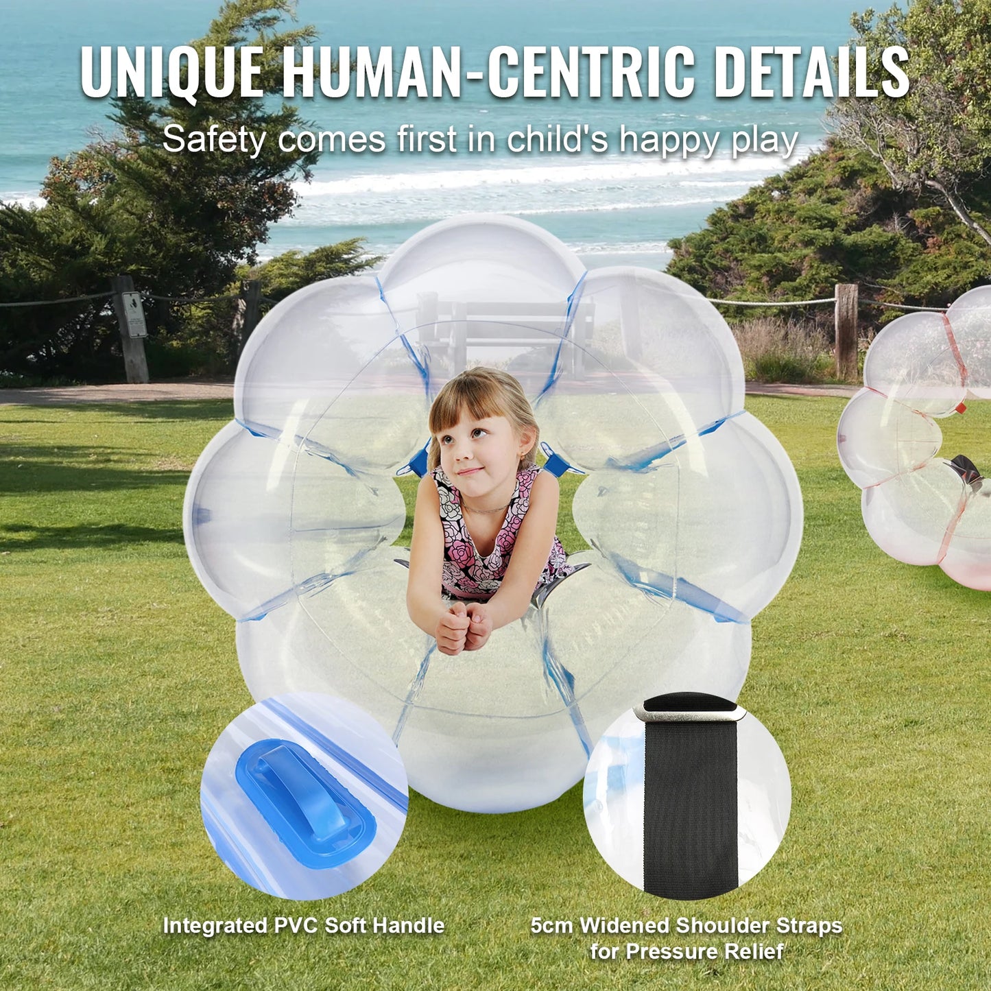 SucceBuy Inflatable Bumper Balls For Kids And Teens PVC