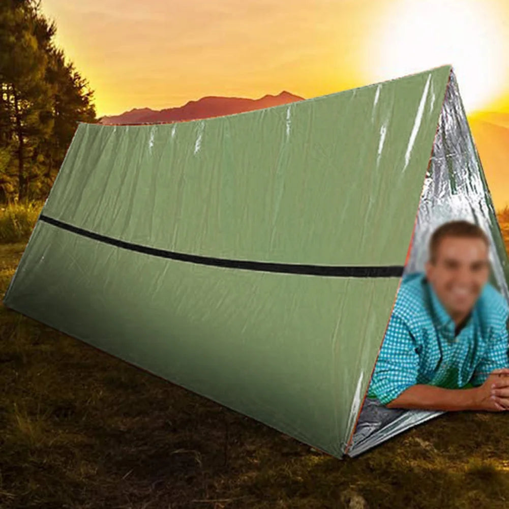 APWIKOGER Emergency Waterproof Sleeping Bag for Camping and Hiking - Safety First Gear 25