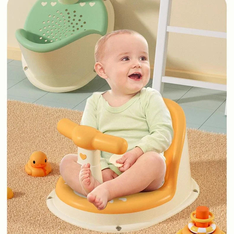 Hign-concerned Children's Shower Seat Portable Stand for Newborns