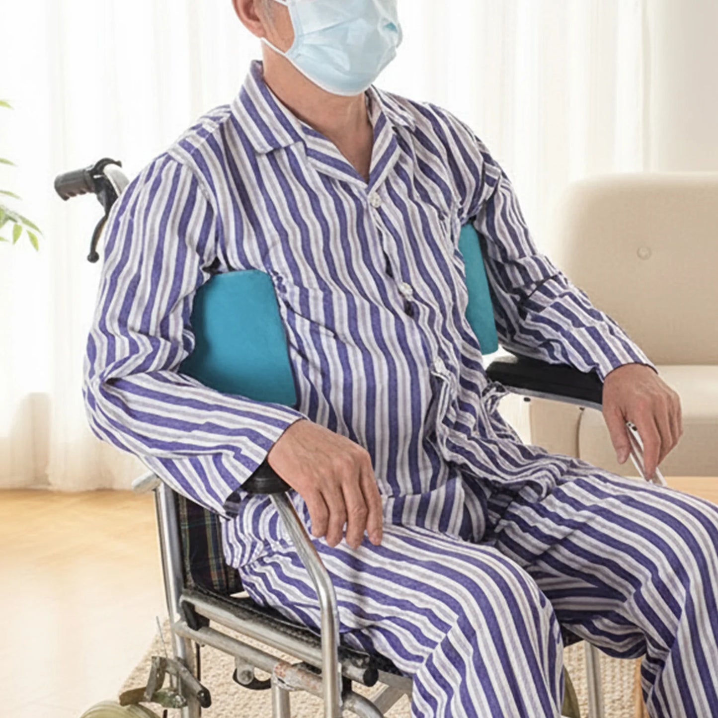 Adjustable Wheelchair Lateral Support Cushion Backrest Pad For Comfort