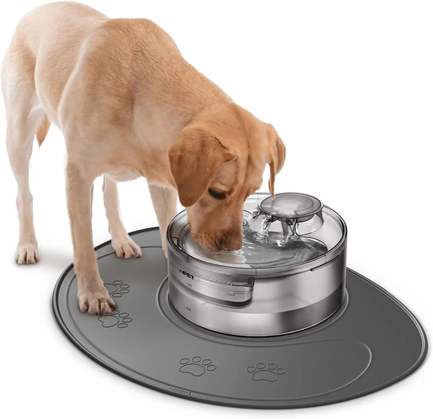 NPET Waterproof Silicone Dog Food Mat For DF10 Fountain - Safety First Gear 25