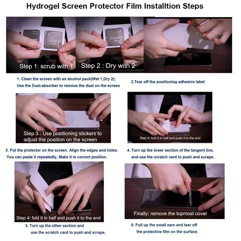 Hydrogel Screen Protector Film for Samsung Galaxy Devices - Safety First Gear 25