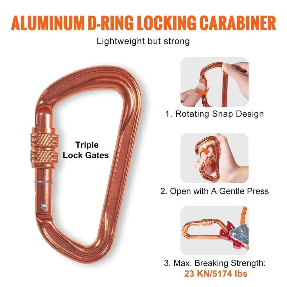 Hign-concerned Flipline Safety Rope With Steel Snap Hook - Safety First Gear 25