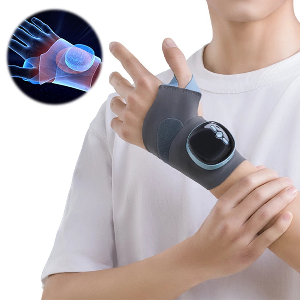 EMS Wrist Guard Smart Heating Compression Brace for Pain Relief - Safety First Gear 25