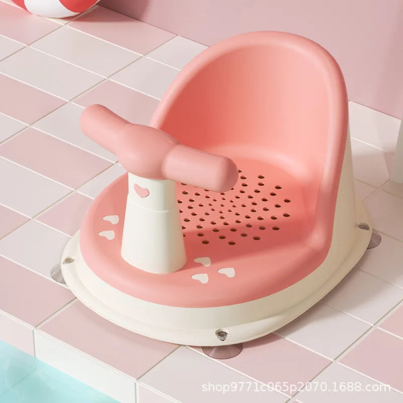 Hign-concerned Children's Shower Seat Portable Stand for Newborns