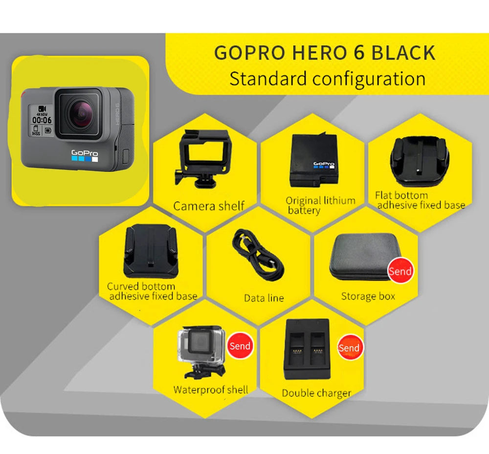 GoPro Hero 6 Action Camera for Ultimate Adventure Filming - Safety First Gear 25