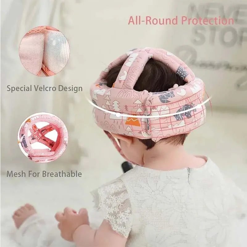 Baby Safety Helmet Learn To Walk Anti Fall Head Protection - Safety First Gear 25