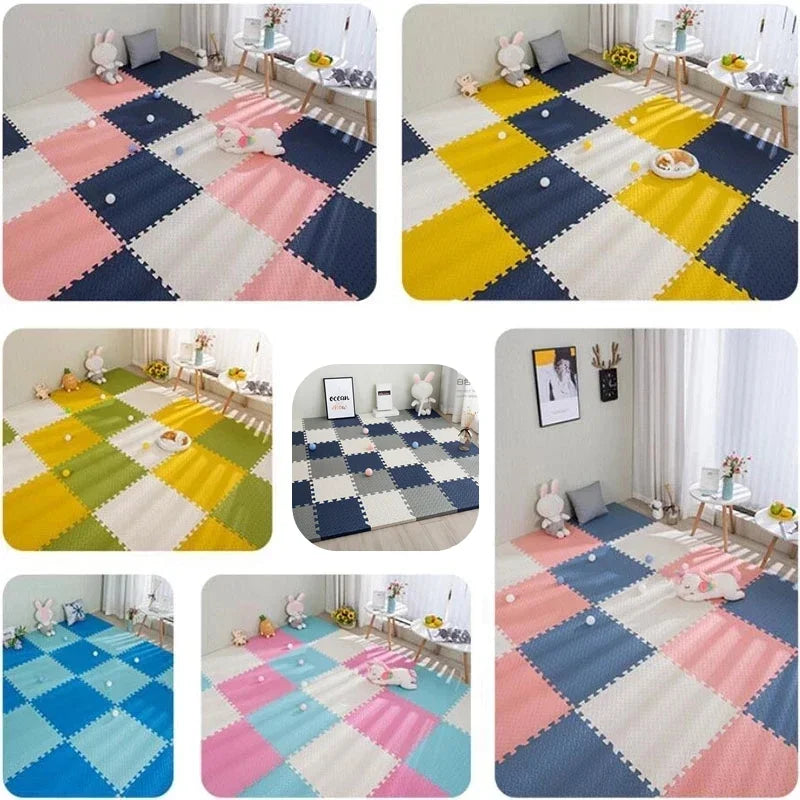 16-Piece InterlockingFoamPuzzle Baby Play Mat Tiles For Child-Safe Durable Flooring - Safety First Gear 25