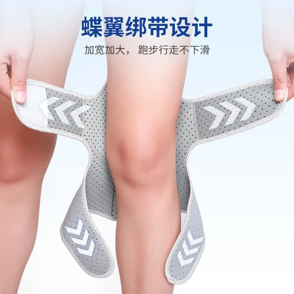 Non-Slip Breathable Knee Booster Powerful Rebound Springs Knee Assistive Device Adjustable Spring Stabilizer Brace Joint Support