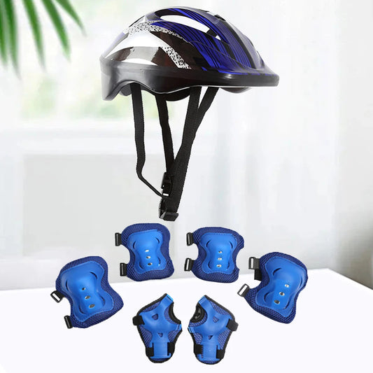 Hign-concerned 7Pcs Safety Skating Helmet Pad Set For Kids - Safety First Gear 25