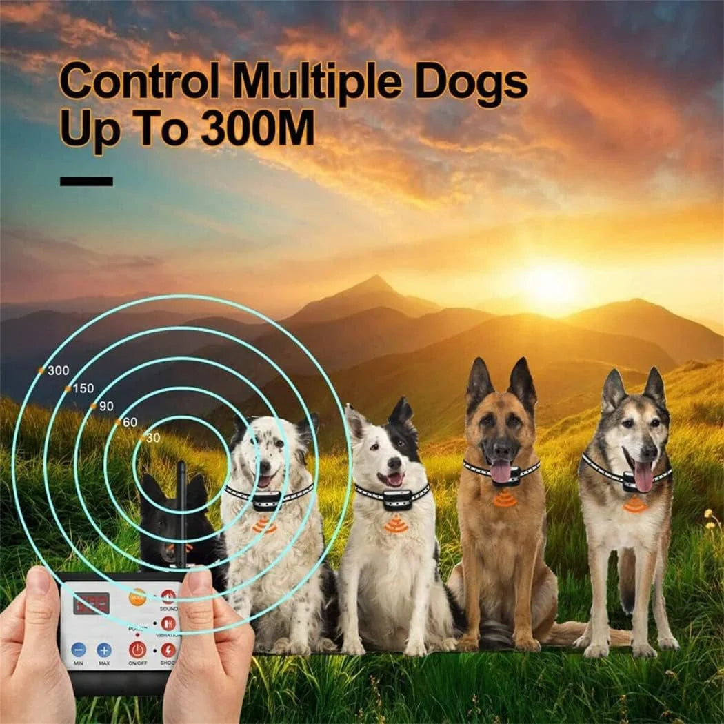 Wireless Dog Fence System With Training Collars Waterproof And Rechargeable
