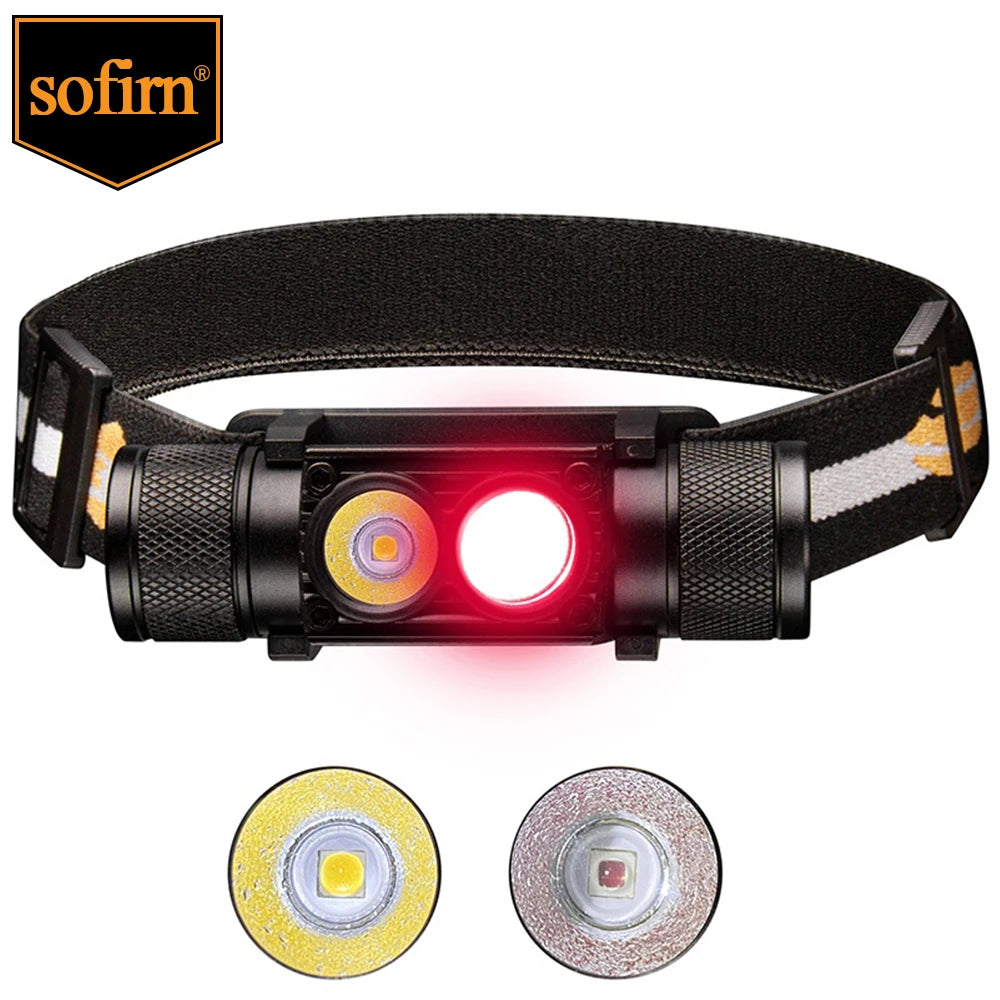 Sofirn H25LR LED Rechargeable Headlamp with High CRI Brightness - Safety First Gear 25