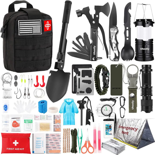252-Piece Emergency Survival Kit With MOLLE Bag For Outdoor And Travel - Safety First Gear 25
