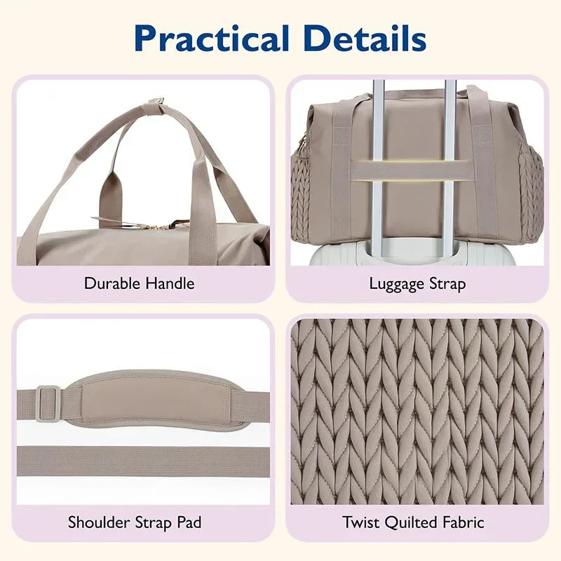 OUY Diaper Tote Bag Waterproof Hospital Bag Labor Delivery - Safety First Gear 25