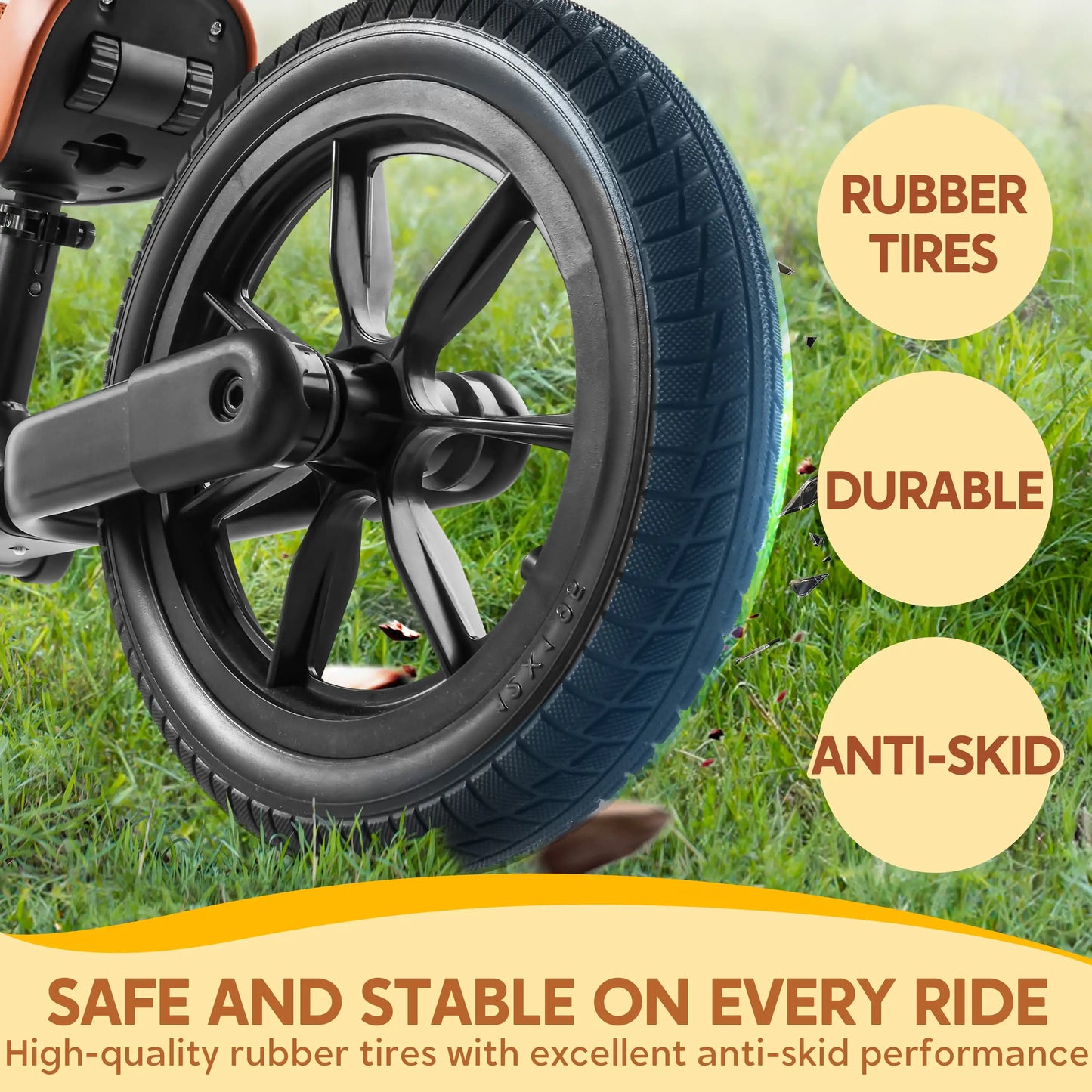 Joyfy Balance Bike for Toddlers No Pedals Lightweight