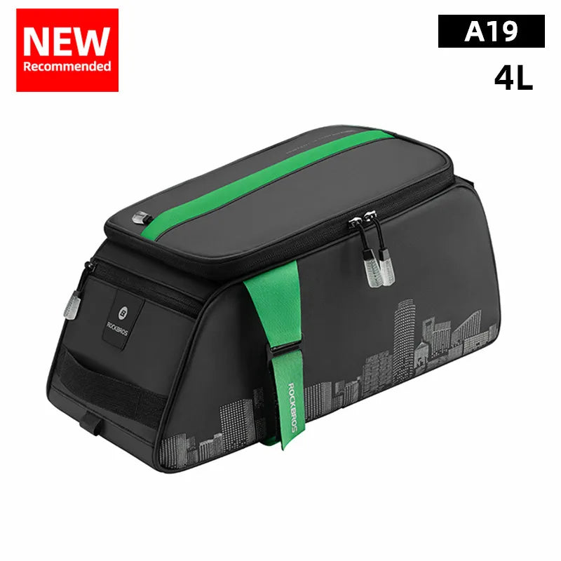 ROCKBROS Waterproof Bicycle Bag Trunk Pannier for Travel - Safety First Gear 25