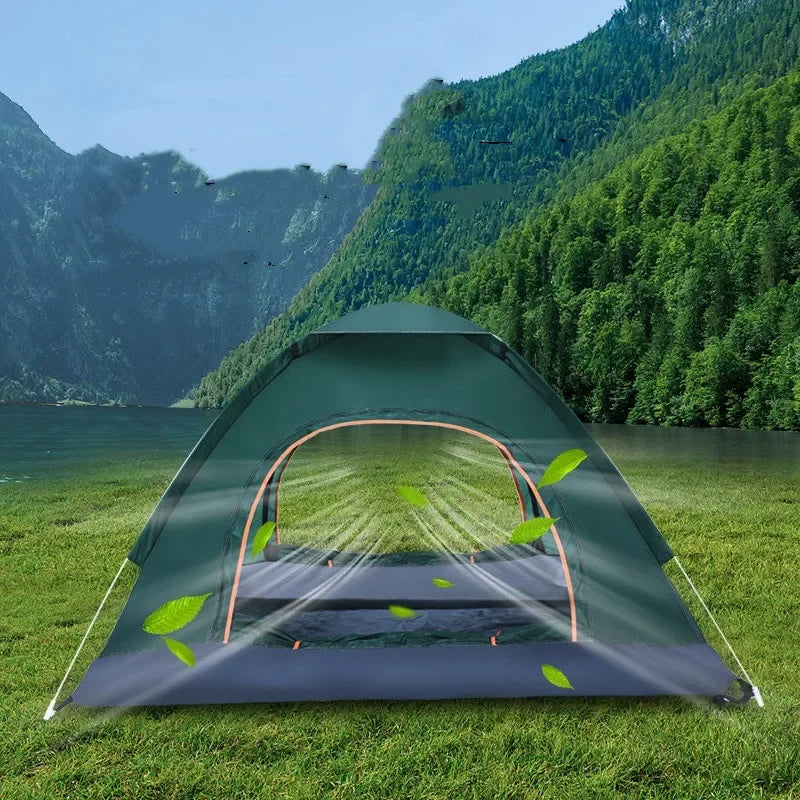 Two to Three Person Weatherproof Auto Open Pop Up Tent - Safety First Gear 25