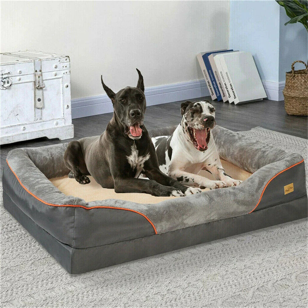 Orthopedic Memory Foam Dog Bed with Removable Waterproof Cover - Safety First Gear 25
