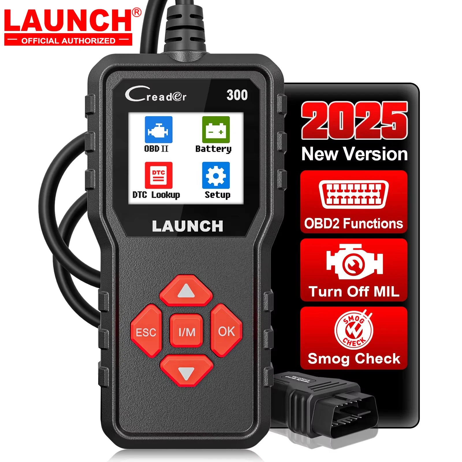 Launch X431 CR300 OBD2 Scanner Auto Code Reader Diagnostic Tool - Safety First Gear 25
