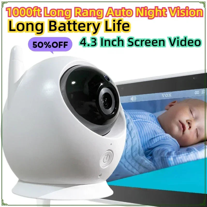 Erilles Baby Monitor With Camera And Range Night Vision - Safety First Gear 25