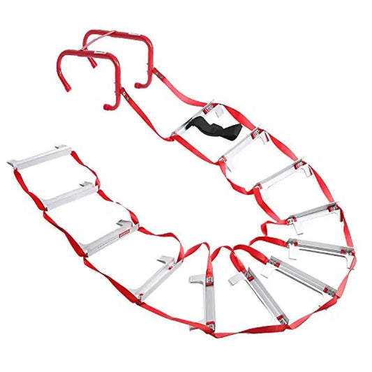 Portable Aluminum Emergency Escape Ladder for Fire Safety - Safety First Gear 25