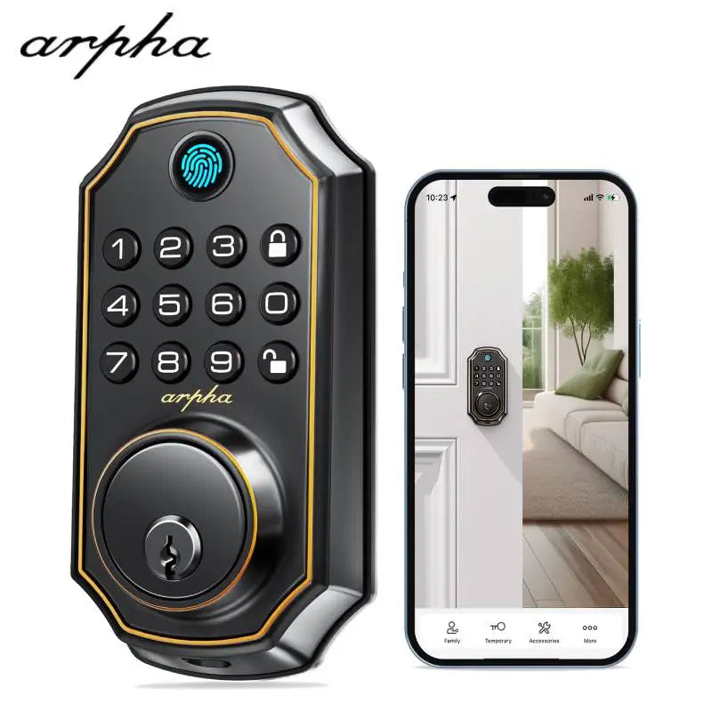Smart Fingerprint Deadbolt Keyless Entry Lock for Home Security - Safety First Gear 25